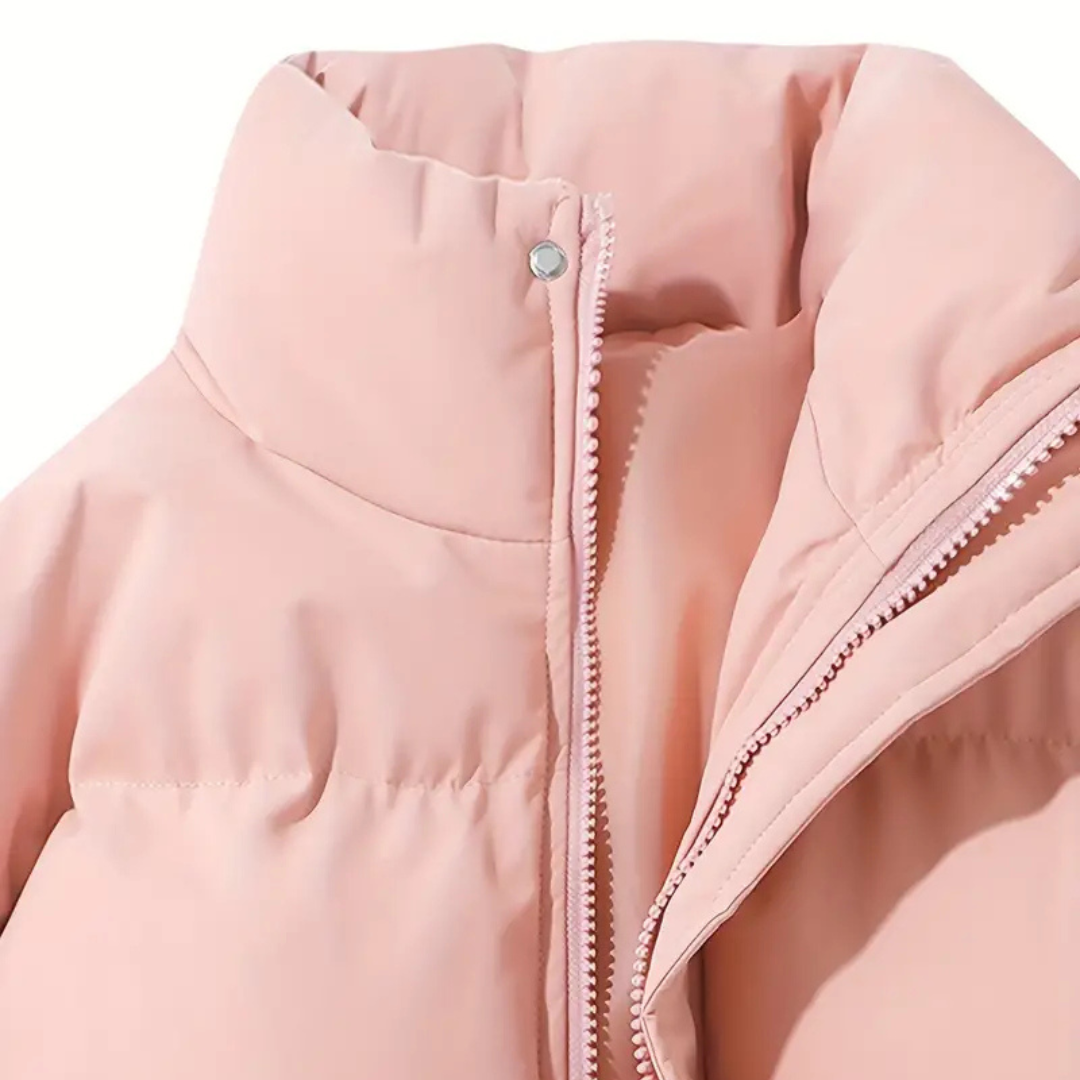 Chaqueta de invierno forrada con capucha