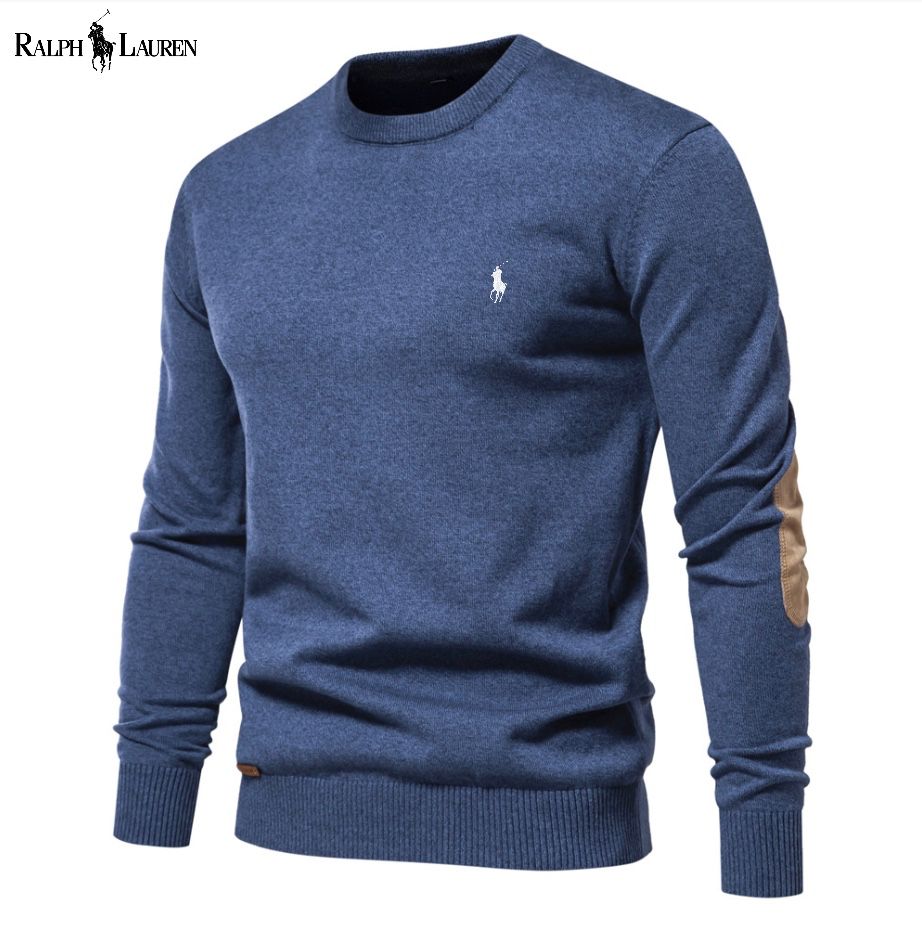 RL™ - Jersey de cuello redondo de lana Slim Fit para hombre