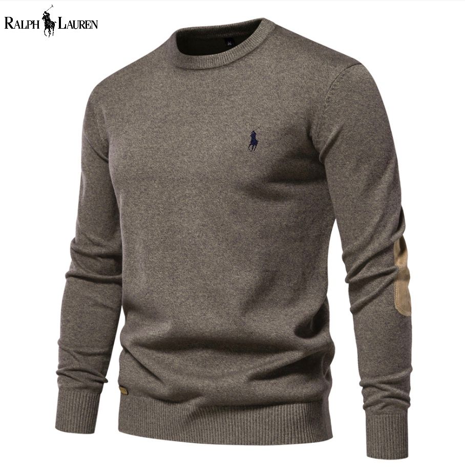 RL™ - Jersey de cuello redondo de lana Slim Fit para hombre