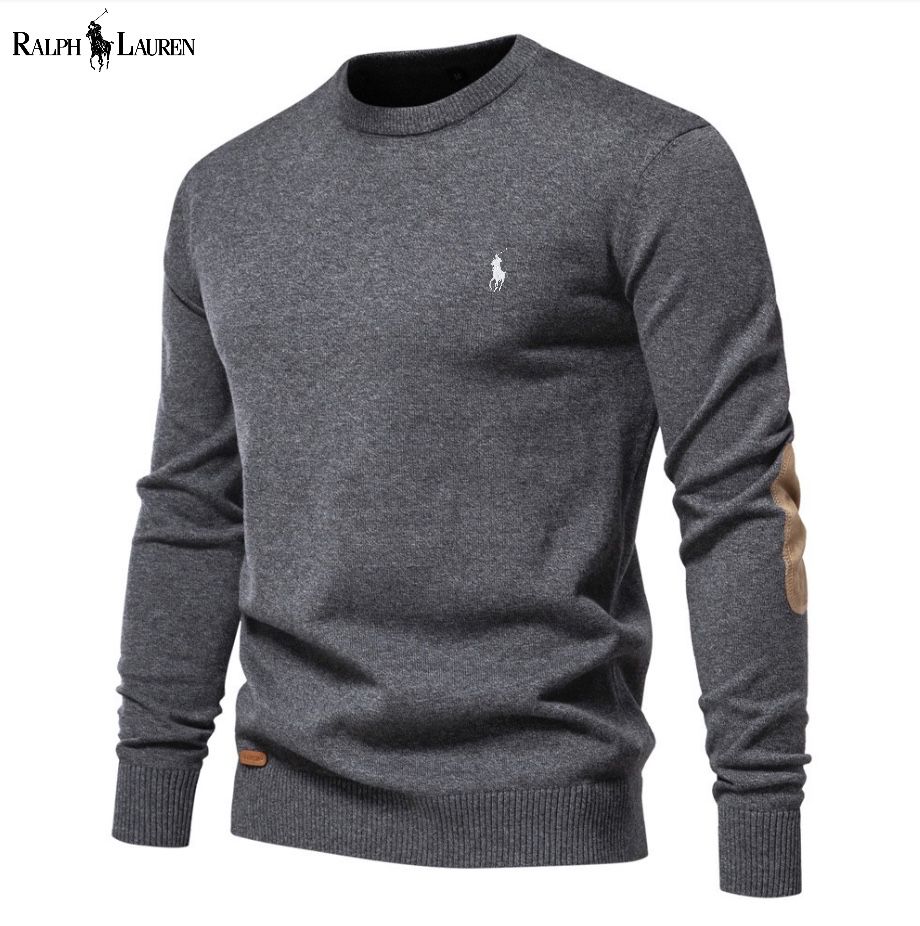 RL™ - Jersey de cuello redondo de lana Slim Fit para hombre