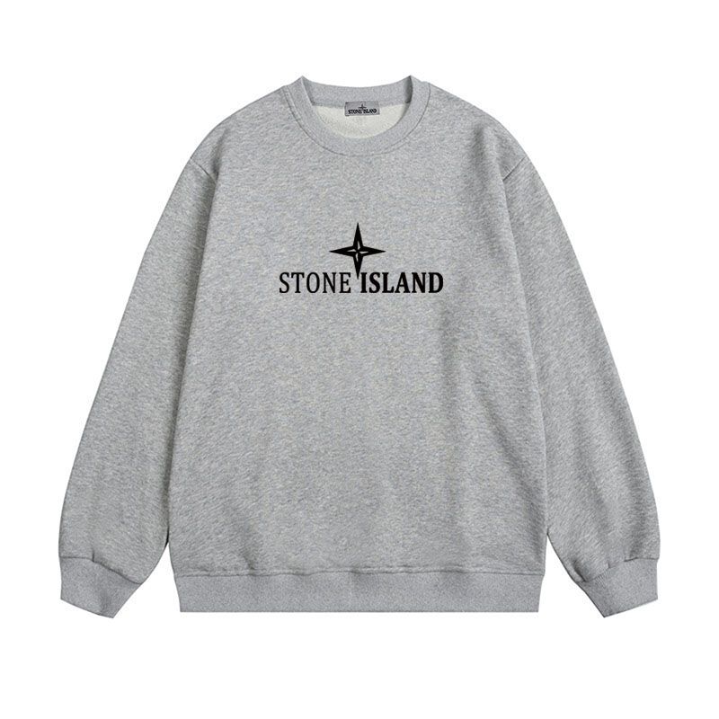 Sudadera estampada con logotipo Stone Island