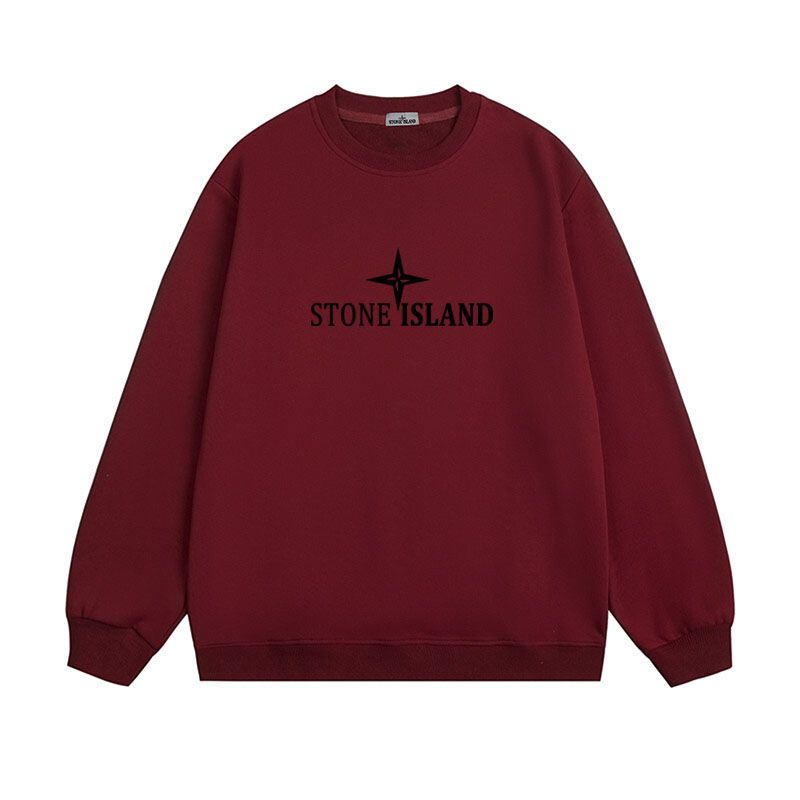 Sudadera estampada con logotipo Stone Island