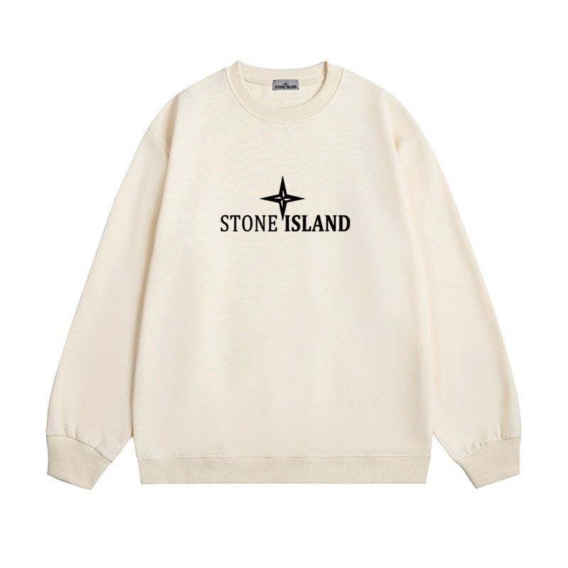 Sudadera estampada con logotipo Stone Island