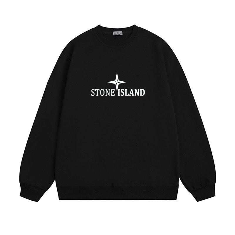 Sudadera estampada con logotipo Stone Island