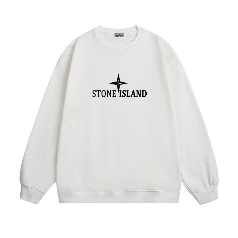 Sudadera estampada con logotipo Stone Island