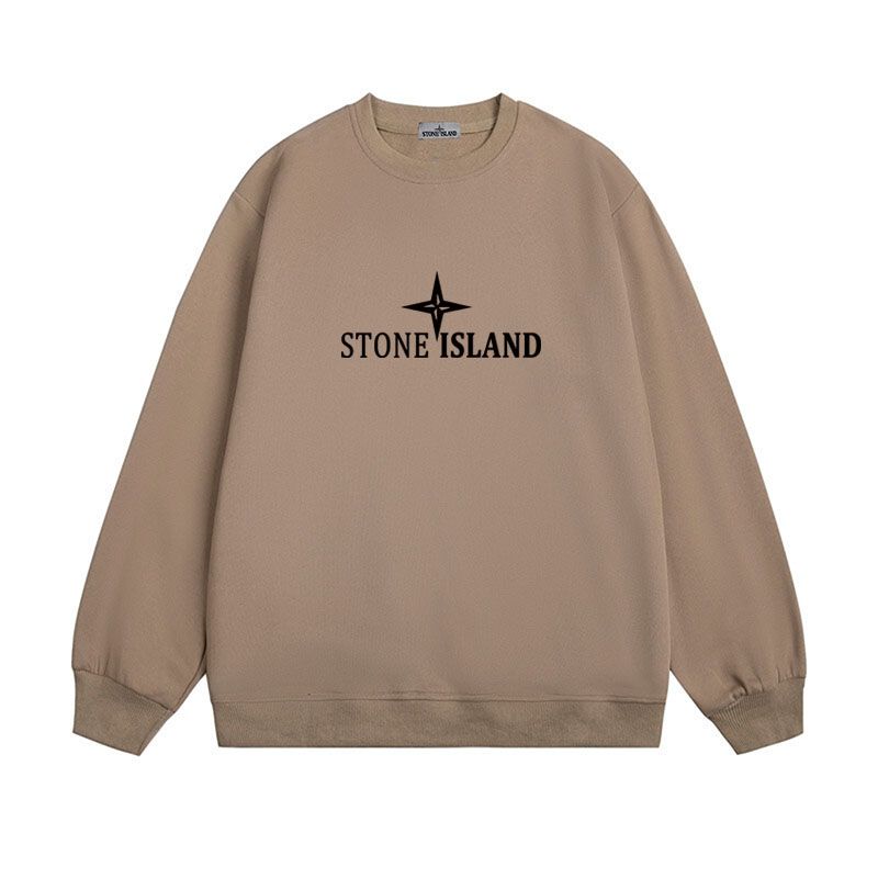 Sudadera estampada con logotipo Stone Island