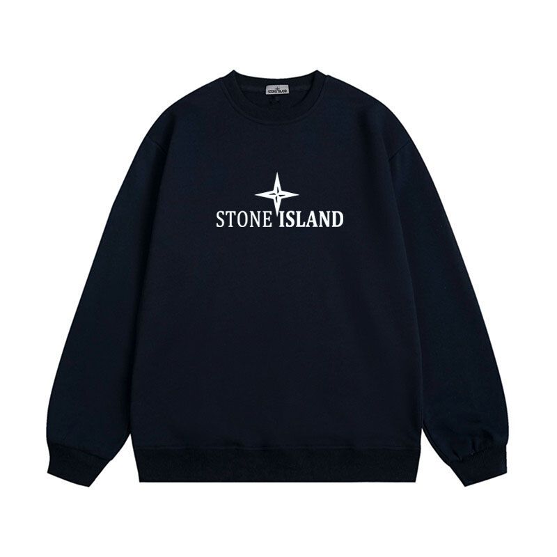 Sudadera estampada con logotipo Stone Island