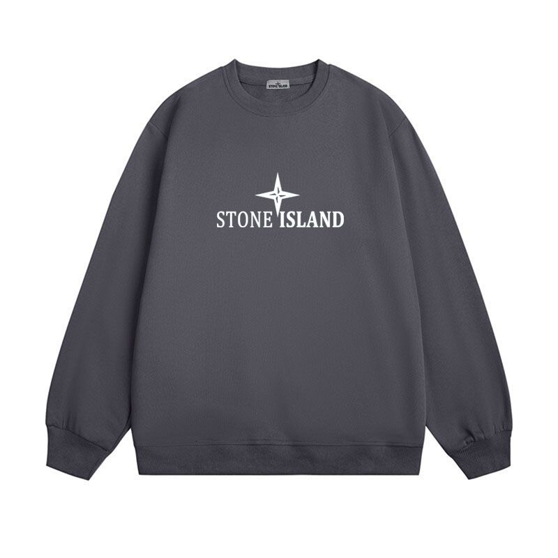 Sudadera estampada con logotipo Stone Island